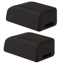 2pcs/Set Silicone Car Seat Belt Clips, Dust-Proof Car Safety Clips, Anti-Scratch Protective Covers, Car Interior Button Caps - A - View 12