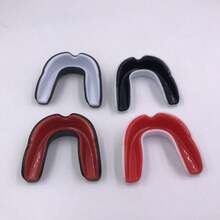 4-Piece Adult Sports Mouth Guard Set - Essential Protective Gear For Hockey, Basketball, Karate, Football And Boxing | Comprehensive Dental Protection, Suitable For Combat And Sports Activities - Multicolor - View 7