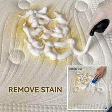 Fabric Sofa Foam Cleaner, Gentle And For Fabric Materials, Removes Stubborn Stains From Mattresses, Coffee Stains, Urine Stains, Oil Stains With One Wipe. 150ml Portable Foam Design, Dense Foam For Easy Operation, Multi-Purpose For Cleaning Sofas, Carpets, Fabric Furniture, Christmas Gift - Liquid - View 12