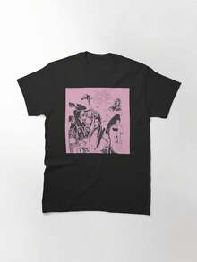 Men T-Shirts - 黑色 - 查看 1