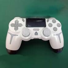 GAMINJA P412 Wireless Controller, Compatible With P4/P4 Slim/P4 Pro/PC, RGB Multi-Mode Lighting Effects, Dual Vibration, Speaker, Six-Axis Gyroscope, Headphone Jack, Touchpad And LED Light Panel, Light Strip - Multicolor - View 10