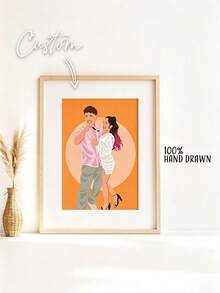 Custom Framed Printing - Personalized Family Photo Movie Wedding - Valentine's Day Decor, For Mother's Day, Birthdays, Father's Day, Graduation, Housewarming Home Decor, Personalized Gift, Aesthetic Home, Anniversary, Japandi Style - Multicolor - View 2