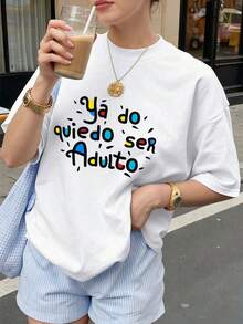Plus Size T-Shirts - White - View 1