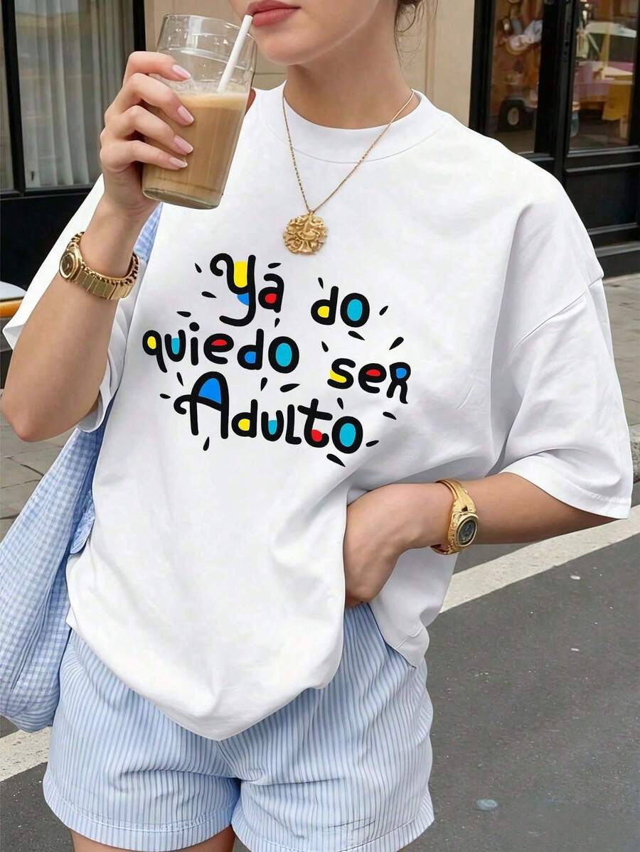 Plus Size T-Shirts - White - View 1