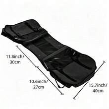 Motorcycle Saddle Bag Waterproof Side Canvas 26L Travel Storage Bike Panniers - Black - View 3