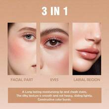 Waterproof Color-Changing Blush Stick - Dual Use For Lips And Cheeks, Lightweight Coverage, Suitable For All Skin Tones, Can Be Used As Lipstick Multi-Purpose Makeup - Multicolor - View 3
