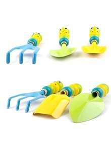 1 Set (3pcs) Caterpillar Outdoor Gardening Tools For Flower And Plant Cultivation, Suitable For Beach Foraging, Succulent Planting, Vegetable Gardening, Garden Tools, Outdoor Garden, Vegetable Patch, Farm - View 9