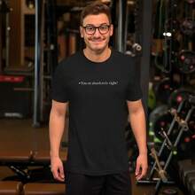 You'Re Absolutely Right!Shirt| Gift For Developers, Coders & Tech Enthusiasts| Validation Tee| Meme Tee For Tech AI Fans GenAI LLM Humor - 黑色 - 查看 2