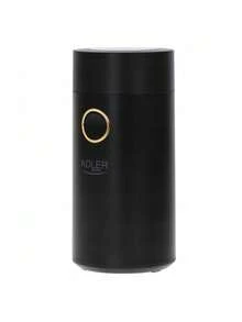 Adler Coffee Grinder, Electric Coffee Grinder, Blade Coffee Grinder - 75g Capacity, 150W, Metal Container, Transparent Lid, Black/Gold - EU E Type Plug(220-240V) - View 7