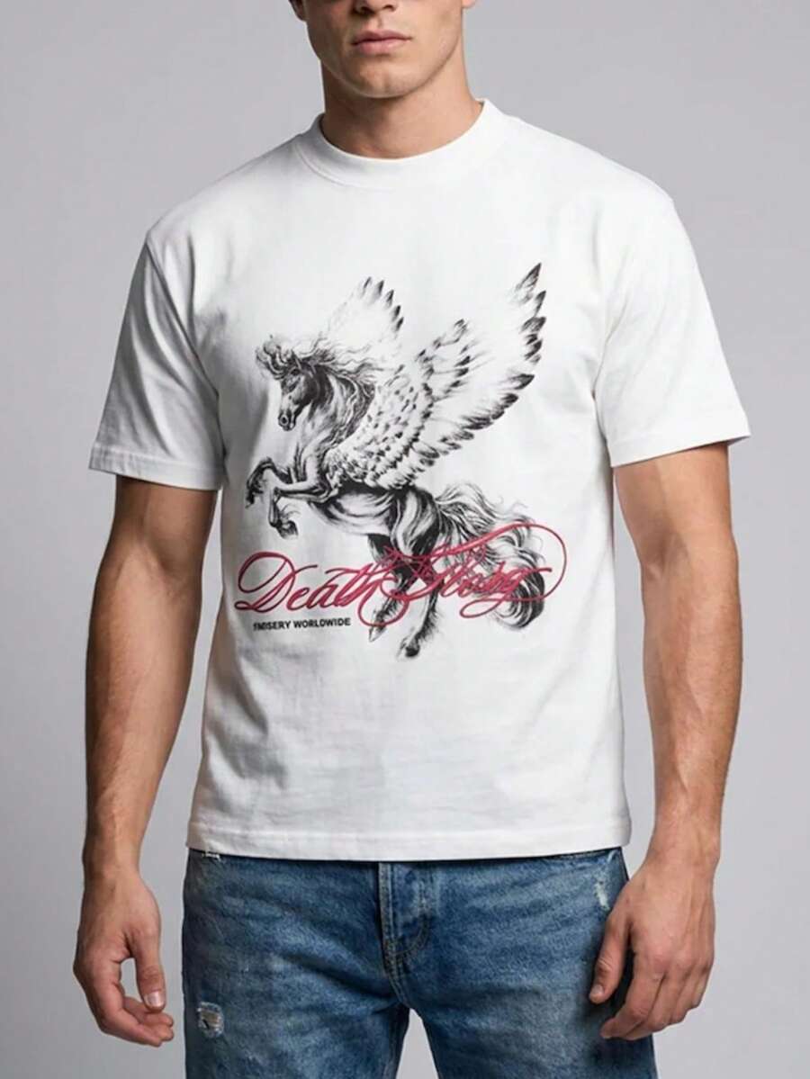 Men T-Shirts - 白色 - 查看 1