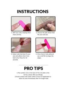 10pcs Cute Music Note Border Romantic Heart Ballet Style Black Ribbon Bow Metal Note Pink Tone Handmade Press-On Nails, Y2K Japanese Acrylic Long Oval Wearable Nail Set - Pink - View 8