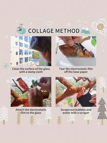 1pc Creative Christmas Gingerbread Man Window Stickers, Christmas Glass Decorations, PVC Static Cling Stickers, Home Decor, Shop Window Decorations, Suitable For Decorating Living Rooms, Kitchens, And Store Windows - Multi-color - View 12