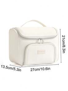 Large Capacity Travel Toiletry Bag, Durable Oxford Fabric Multi-Function Storage Bag With Handle And Hook, Portable Multi-Purpose, Detachable Compartments, Suitable For Cosmetics, Skincare, Lightweight Makeup Bag, Camera Bag, Digital Storage Box, Medicine Storage Box - Multicolor - View 15