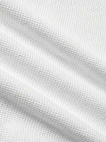 Men's Casual Short Sleeve Waffle Polo Shirt, Geometric Digital Print Business Commute Formal Golf Shirt, Summer Wear - Multicolor - View 6