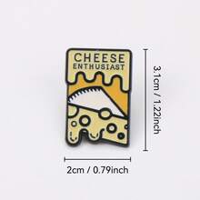 1/5 Vintage Cartoon Creative Fun Series Brooch Niche Design Alloy Badge Pin Accessory For Denim Jacket Backpack - Multicolor - View 8