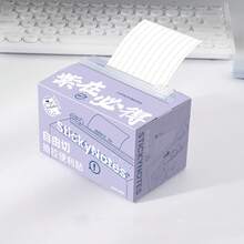 Free-Cut Pull-Out Sticky Notes, Kraft Paper Material Customizable Cut Label Notebook, Creative Convenient Cuttable Self-Adhesive Sticky Notes, 1 Roll Memo Paper Length 700CM, Office Label Paper Customizable Stick, Convenient Note Extension Sticker, Customizable Daily Diary Memo Paper - one-size - View 17