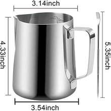 Milk Frothing Pitcher & Milk Frothers - Silver - View 3