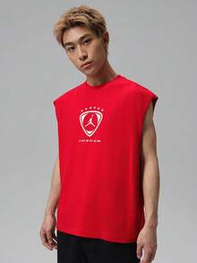Jordan Men's AS BRK FC S/L TOP Sports Tank Top IR1884-657 - Red - View 1