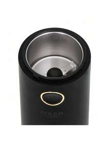 Adler Coffee Grinder, Electric Coffee Grinder, Blade Coffee Grinder - 75g Capacity, 150W, Metal Container, Transparent Lid, Black/Gold - EU E Type Plug(220-240V) - View 8