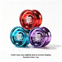 1 pieza Yo-yo profesional de nivel de entrada, diseño de retorno automático, tiempo de giro ultra largo, modelo de competición avanzado, unisex - Multicolor - Ver 1