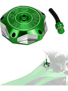 Steel Fuel Tank Cap For KX85/KX100/KLX110L/KX250F Dirt Bikes, Fits KX85 KX100 14-23/KX250 05-08 19-23/KLX110L 10-20/KX250F KX450F 06-18/KX450 19-23/KLX450R 08-15 - A - View 8