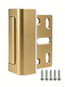 New Home Security Door Lock, Aluminum Alloy Anti-Theft Door Lock, Child Safety Door Reinforcement Lock With 3-Inch Door Stopper - Door Stop - View 16