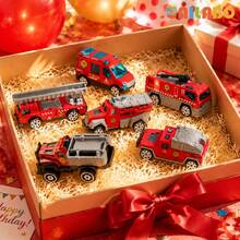 unilabo 6pcs Alloy Mini City Car Model Set, Durable, Mini Collectibles, Party Favors, Multi-Item Party Favor Packs, Push & Pull Toys And Sensory Toys, Party Supplies, Perfect For Holidays, Gifts For Boys And Girls! - Multicolor - View 7