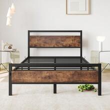 Bed Frames - 棕色 120*200厘米 - 查看 3