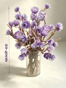 1 Bundle 30/60g Dried Flowers, Suitable For Bouquets, Wreaths, Photo Frames, Aromatherapy, Candles, Epoxy Resin Crafts, Mixed Bouquet Decoration, Ins Style Nordic Home Decor, Valentine's Day Mother's Day Father's Day Gift, Dopamine Color Palette Bouquet DIY, Wedding Banquet Party Scene Decoration, Dining Table Flower Arrangement Decoration - Light Purple - View 2
