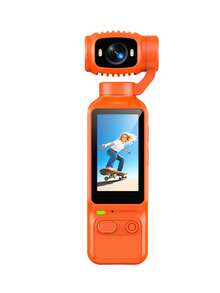 Portable Handheld Digital Camera, 1MP Resolution, 16x Digital Zoom, 4K Video Recording, 180° Rotating Lens, With Flash, Night Shot Support, Auto Focus, Landscape/Portrait Mode, Equipped With 64GB SD Card, 1800mAh Battery - Multicolor - View 13