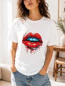 Women T-Shirts - 白色 - 查看 2