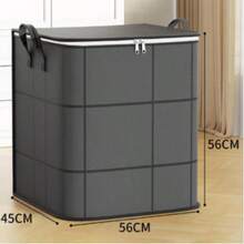 1/3pcs Black Thickened Large Capacity Storage Bags, Tear-Resistant Woven Fabric, Reinforced Stitching, Dustproof & Moisture-Proof Foldable Storage Bags, Suitable For Travel, Moving, Bedroom - Multicolor - View 9