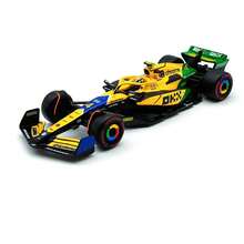 Burago 1/43 2024 F1 MCL38 #4 Lando Norris / #81 Oscar Piastri 摩納哥大獎賽合金模型車 (1/43 MCL38 #4) 含展示盒 - MCL38 #4 - 查看 3