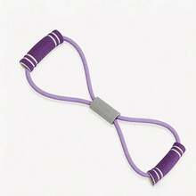 8-Figure Resistance Band With Thick Anti-Slip Foam Handles, Shoulder Opening And Back Sculpting Full Body Training Equipment, Yoga Stretching, Home Fitness, Gym CrossFit Workout Accessory - Multicolor - View 11