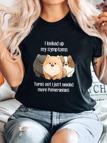 Women T-Shirts - 黑色 - 查看 1