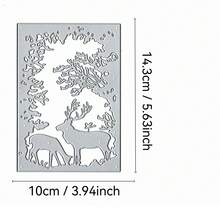 1pc Deer Graphic Metal Cutting Die, Suitable For DIY Scrapbooking Template, Handmade Greeting Card Tool And Holiday Home Decor Crafting Kit - Moose - View 7