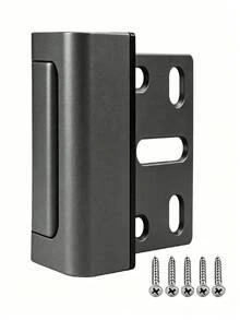 New Home Security Door Lock, Aluminum Alloy Anti-Theft Door Lock, Child Safety Door Reinforcement Lock With 3-Inch Door Stopper - Door Stop - View 11