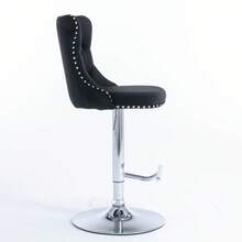Barstools - Black + Velvet + Foam - View 2