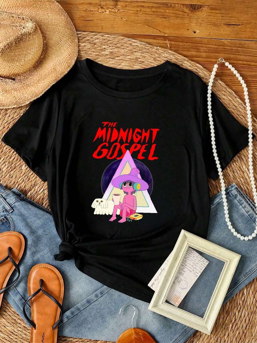 Women T-Shirts - 黑色 - 查看 1