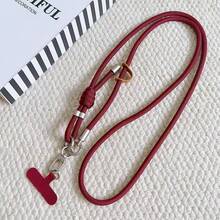 1PC Phone Lanyard Crossbody Halter Chain Phone Case Pendant Strap High-End Feel Women's Dopamine Halter Handheld Fan Rope Sturdy Clip Pad Exquisite Detachable Anti-Loss Anti-Drop - Multicolor - View 4