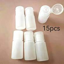12pcs Squeezable Travel Bottle Set With Flip Top, 10ml (0.34oz) Each, Translucent Leak-Proof ConTrainers For Lotion, Hand Sanitizer And Various Liquids, Convenient For Home, Hiking And Travel, Perfume Refillable Bottle, Travel Bottles - Multicolor - View 9