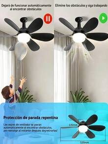 Ceiling Fans - Schwarz, 2er-Pack - Übersicht 7