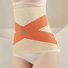 Ice Silk Seamless Waist Belt, Slimming No-Trace Cross Waistband, Breathable Cross Mesh Abdominal Shaping And Tummy Control Training Belt, Pressure Support - Multicolor - View 14