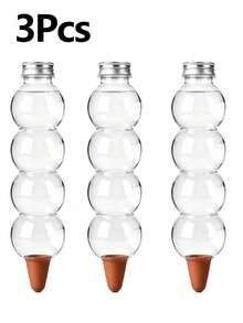 New Large Capacity Automatic Plant Watering Device, Transparent Self-Absorbing Water Ball With Clay Tip, Slow Release Drip Irrigation Plug For Potted Plants, Home Gardening Hands-Free Watering Tool - Multicolor - View 14
