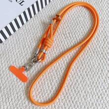 1PC Phone Lanyard Crossbody Halter Chain Phone Case Pendant Strap High-End Feel Women's Dopamine Halter Handheld Fan Rope Sturdy Clip Pad Exquisite Detachable Anti-Loss Anti-Drop - Multicolor - View 12