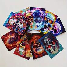 200pcs Holographic Resealable Mylar Bags, Odor-Proof Zipper Packaging Bags With Pattern Print, Suitable For Small Items - Mixed Color a - View 6