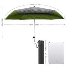 Golf Ball Umbrellas Windproof Compact Collapsible Light, Travel Umbrella For Rain And Sun 8 Ribs, Small Umbrella With Includes Cover Bag For Fits Car And Backpack - Black - View 3