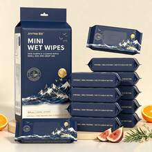 Cute Pure Water Cleaning Wet Wipes, Student Portable Non-Woven Fabric Small Pack Wet Wipes. - Multicolor - View 1