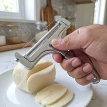 Fatiador Manual de Queijos e Manteiga Fio Aço Inox Ajustável - Visão 6