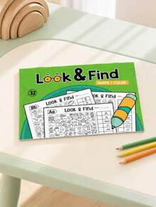 Interactive Treasure Hunt Game Book/Sudoku Game, Enhances Brain Ability, Memory And Color Recognition/Durable Travel Educational Cards, Suitable For Home And School/Perfect Gift For Thanksgiving, Easter, Christmas And New Year/Find The Difference - Multicolor - View 9